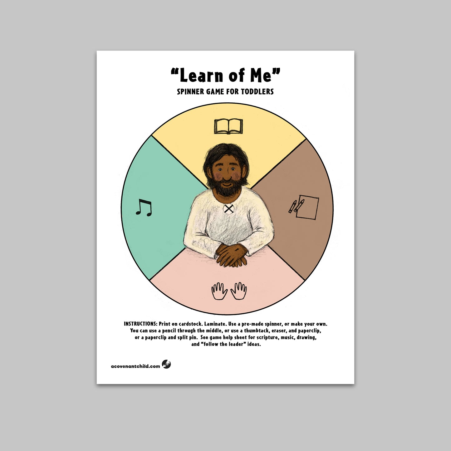 "Learn of Me" Spinner Game Download